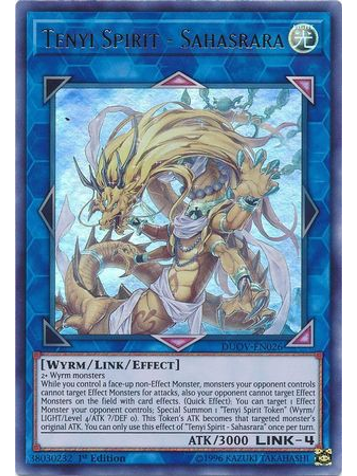 Tenyi Spirit - Sahasrara - DUOV-EN026 - Ultra Rare 1st Edition 1