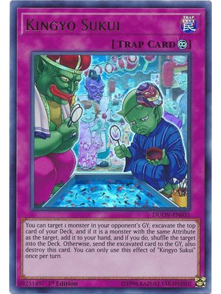 Kingyo Sukui - DUOV-EN031 - Ultra Rare 1st Edition 1