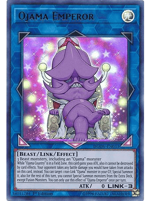Ojama Emperor - DUOV-EN033 - Ultra Rare 1st Edition