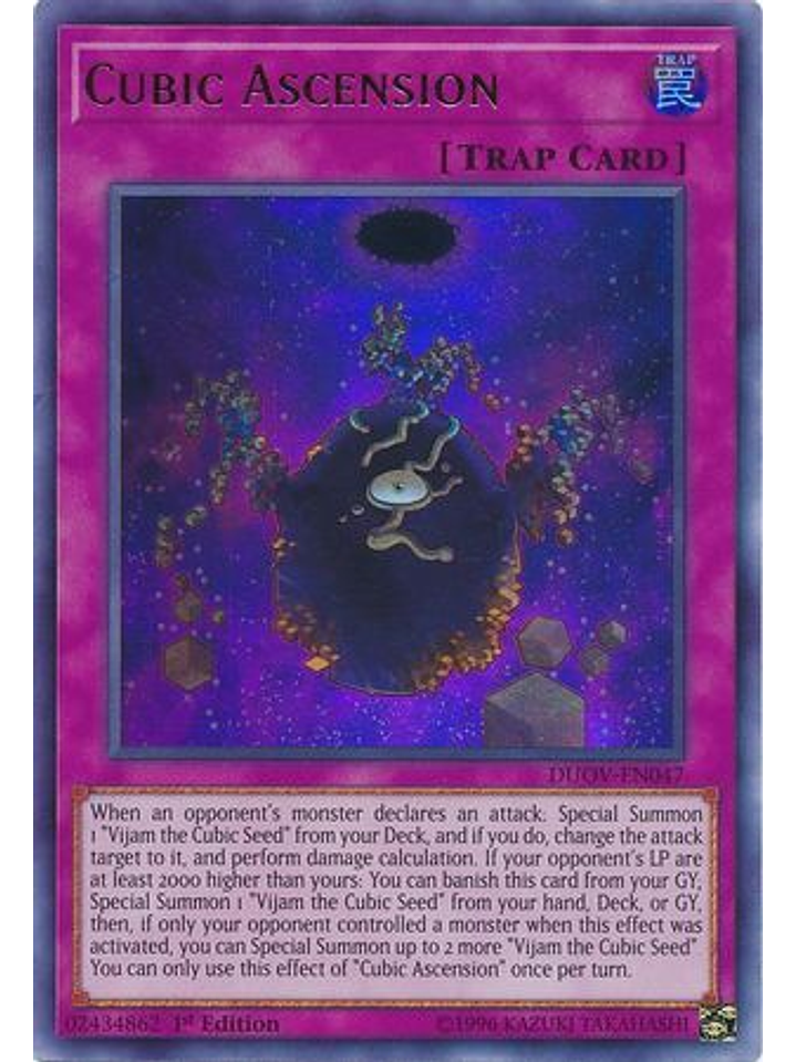 Cubic Ascension - DUOV-EN047 - Ultra Rare 1st Edition 1