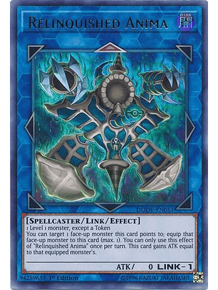 Relinquished Anima - DUOV-EN053 - Ultra Rare 1st Edition