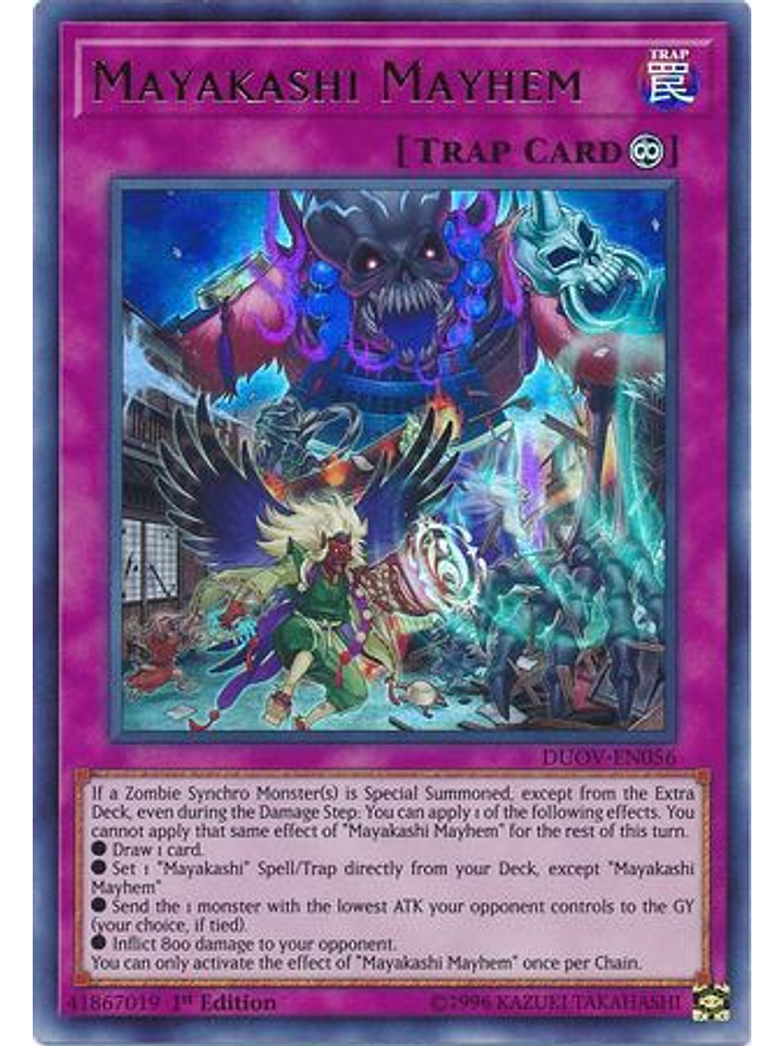 Mayakashi Mayhem - DUOV-EN056 - Ultra Rare 1st Edition 1