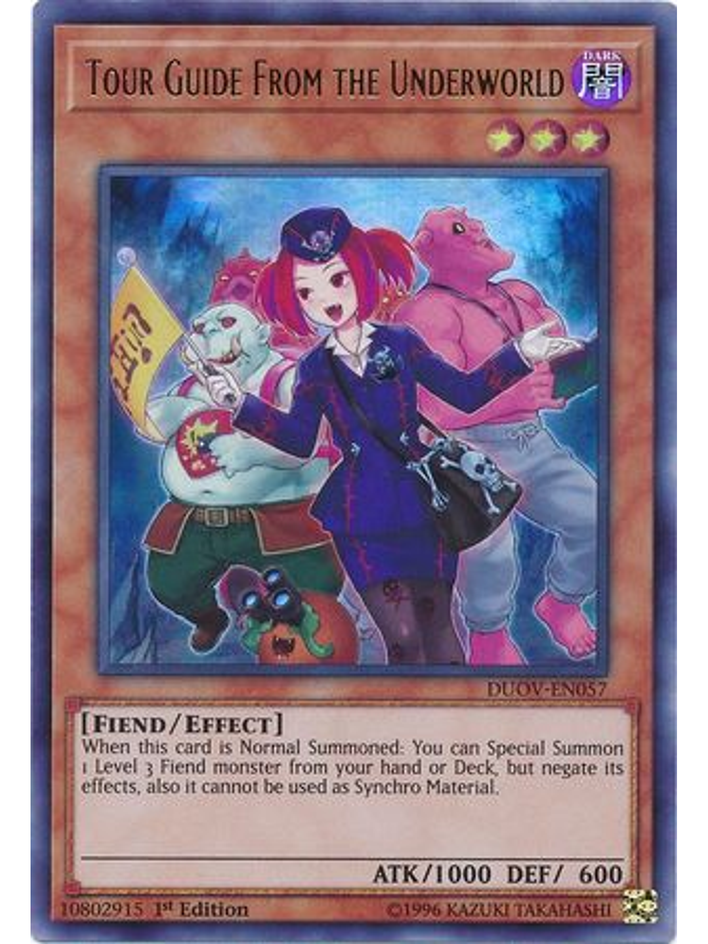 Tour Guide From the Underworld - DUOV-EN057 - Ultra Rare 1st Edition 1