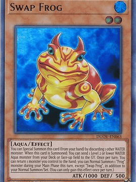 Swap Frog - DUOV-EN063 - Ultra Rare 1st Edition