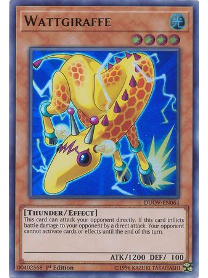 Wattgiraffe - DUOV-EN064 - Ultra Rare 1st Edition 1