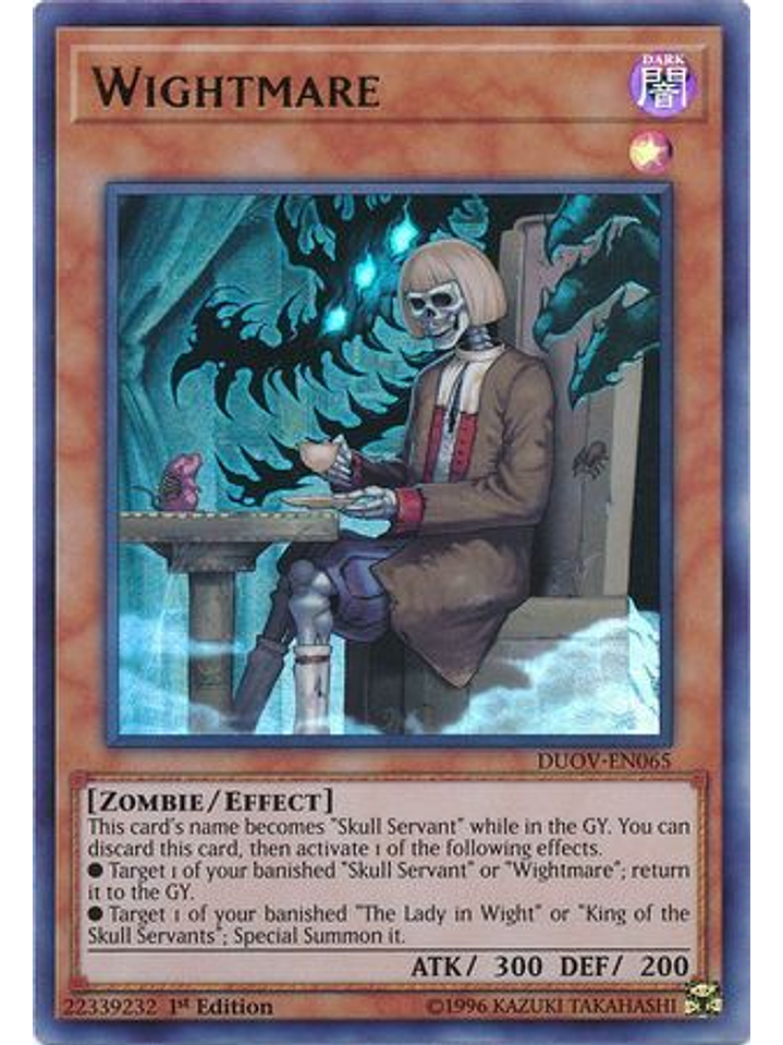 Wightmare - DUOV-EN065 - Ultra Rare 1st Edition 1