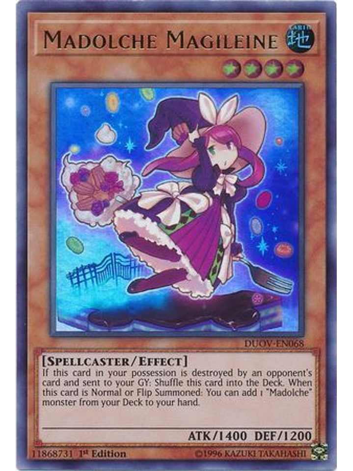 Madolche Magileine - DUOV-EN068 - Ultra Rare 1st Edition 1