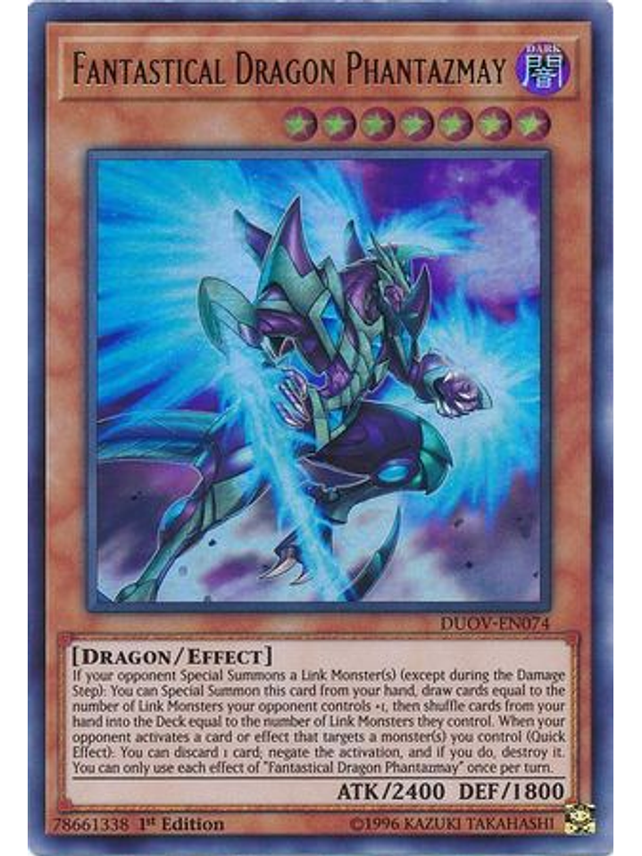 Fantastical Dragon Phantazmay - DUOV-EN074 - Ultra Rare 1st Edition 1