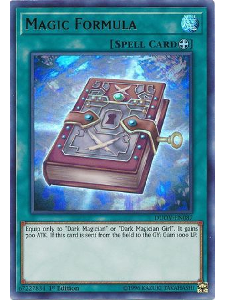 Magic Formula - DUOV-EN087 - Ultra Rare 1st Edition 1