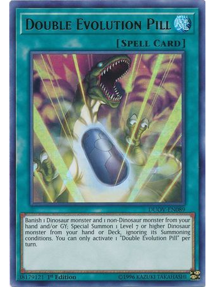 Double Evolution Pill - DUOV-EN089 - Ultra Rare 1st Edition 1