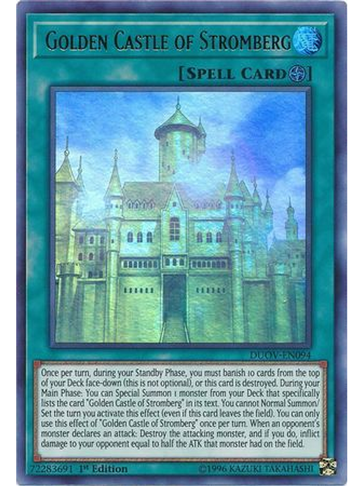 Golden Castle of Stromberg - DUOV-EN094 - Ultra Rare 1st Edition 1