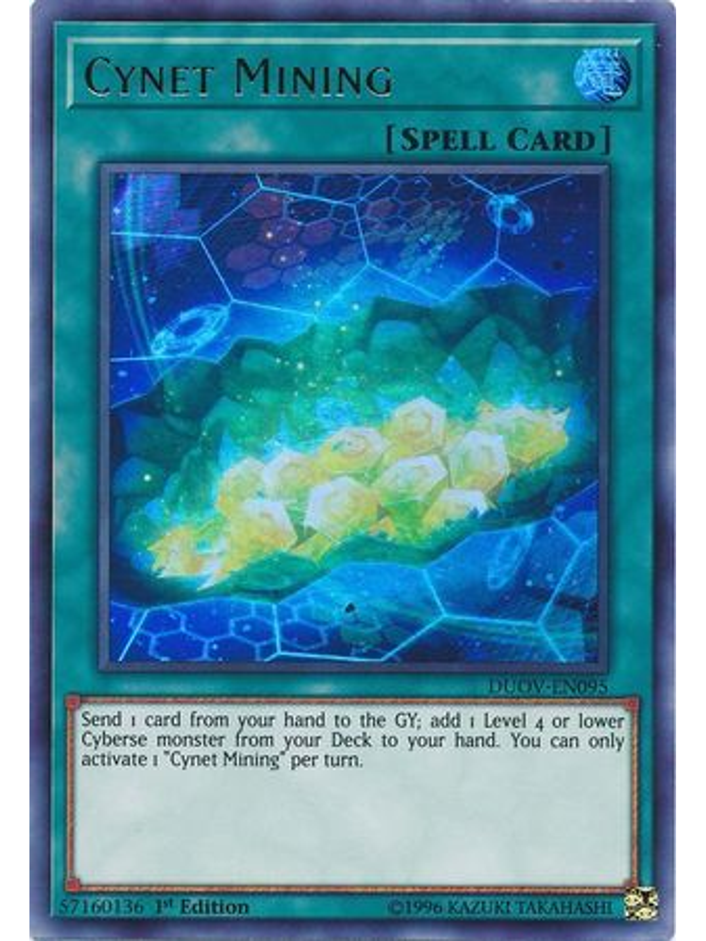 Cynet Mining - DUOV-EN095 - Ultra Rare 1st Edition 1