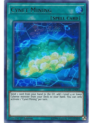 Cynet Mining - DUOV-EN095 - Ultra Rare 1st Edition