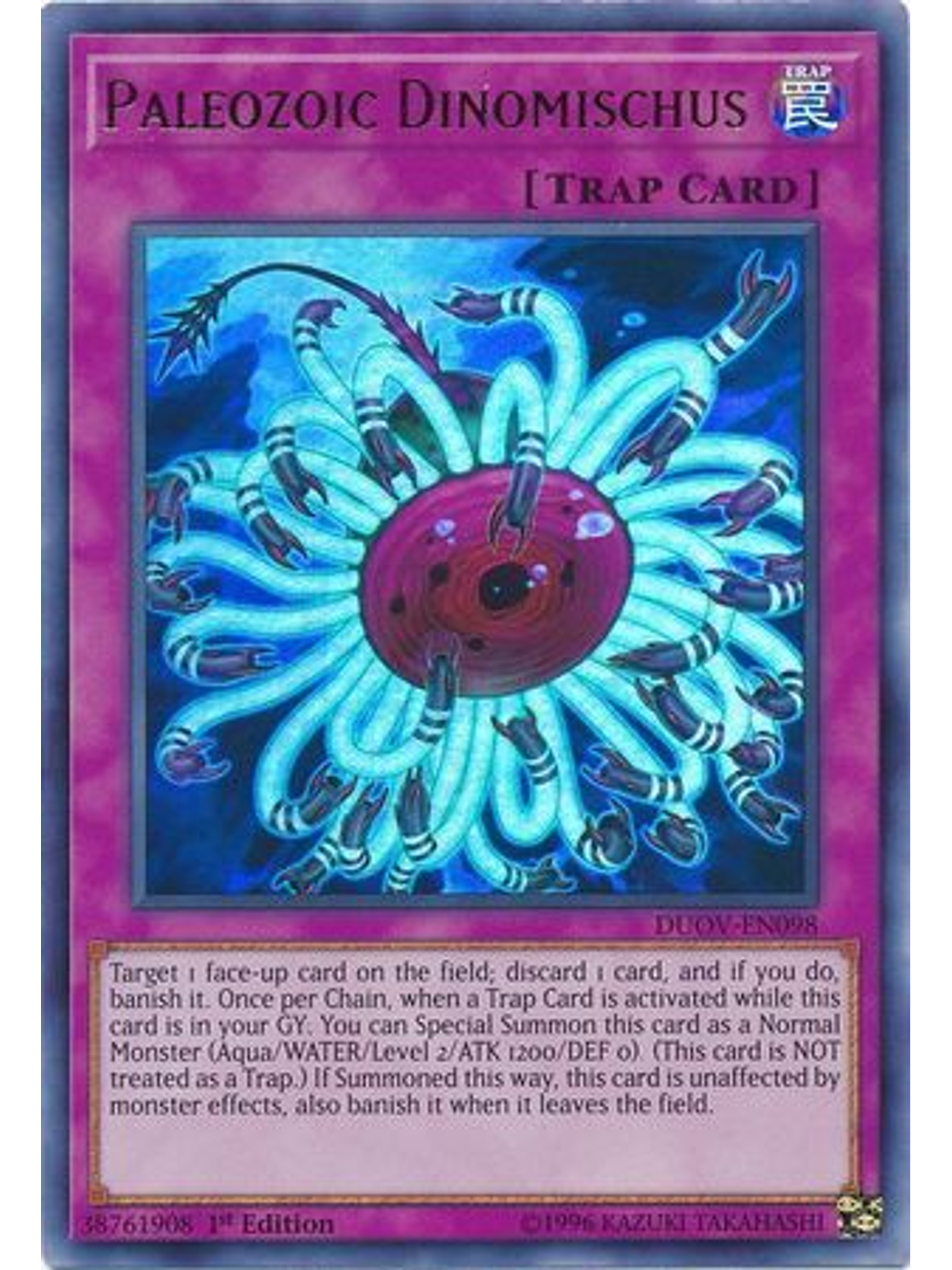 Paleozoic Dinomischus - DUOV-EN098 - Ultra Rare 1st Edition 1