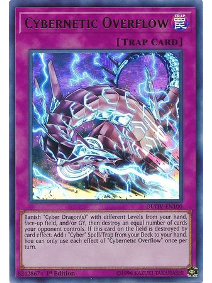 Cybernetic Overflow - DUOV-EN100 - Ultra Rare 1st Edition 1