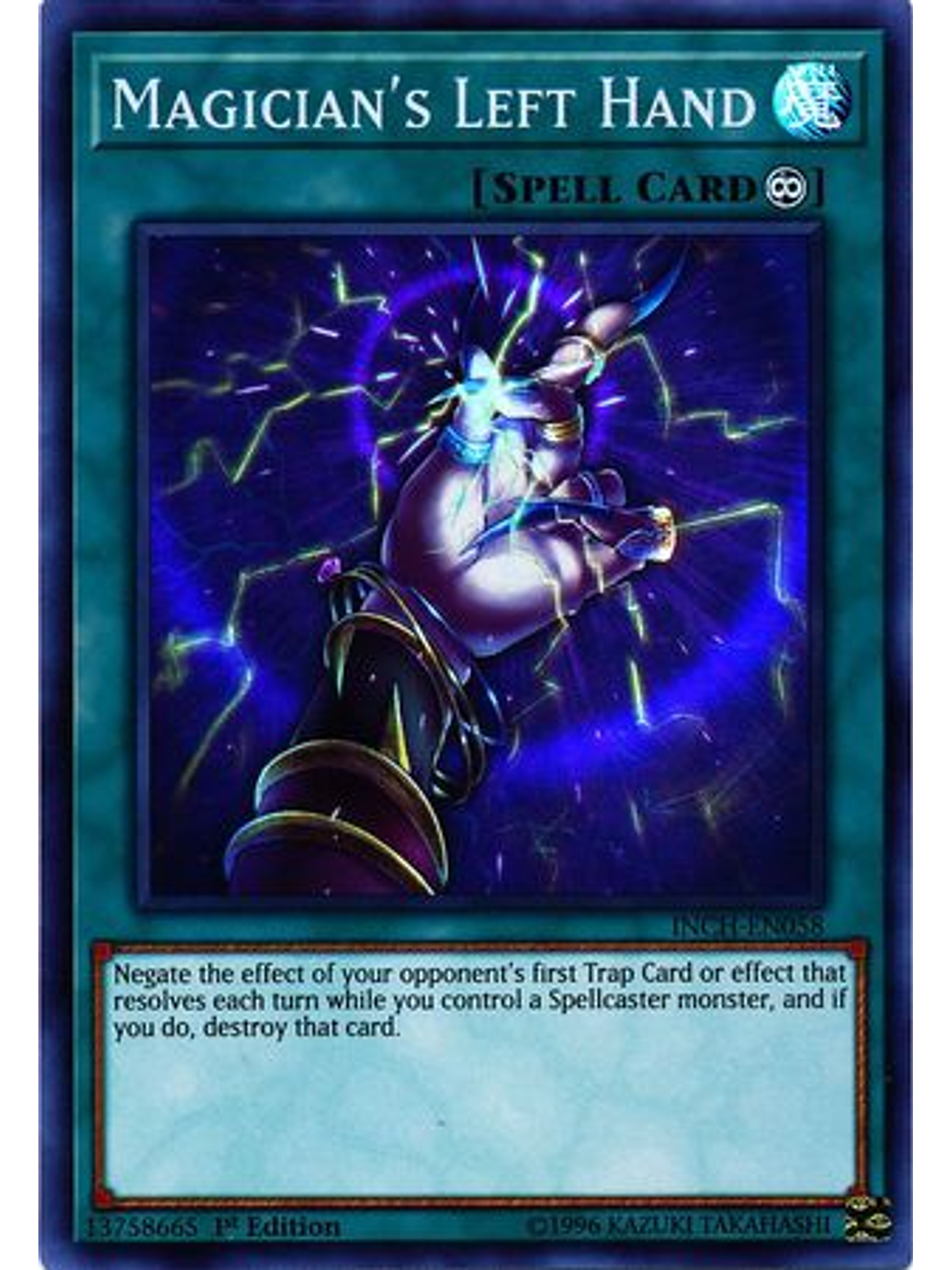 Magician's Left Hand - INCH-EN058 - Super Rare 1st Edition 1