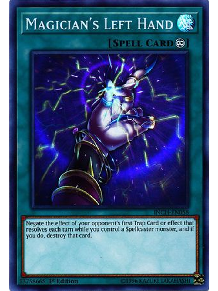 Magician's Left Hand - INCH-EN058 - Super Rare 1st Edition 1