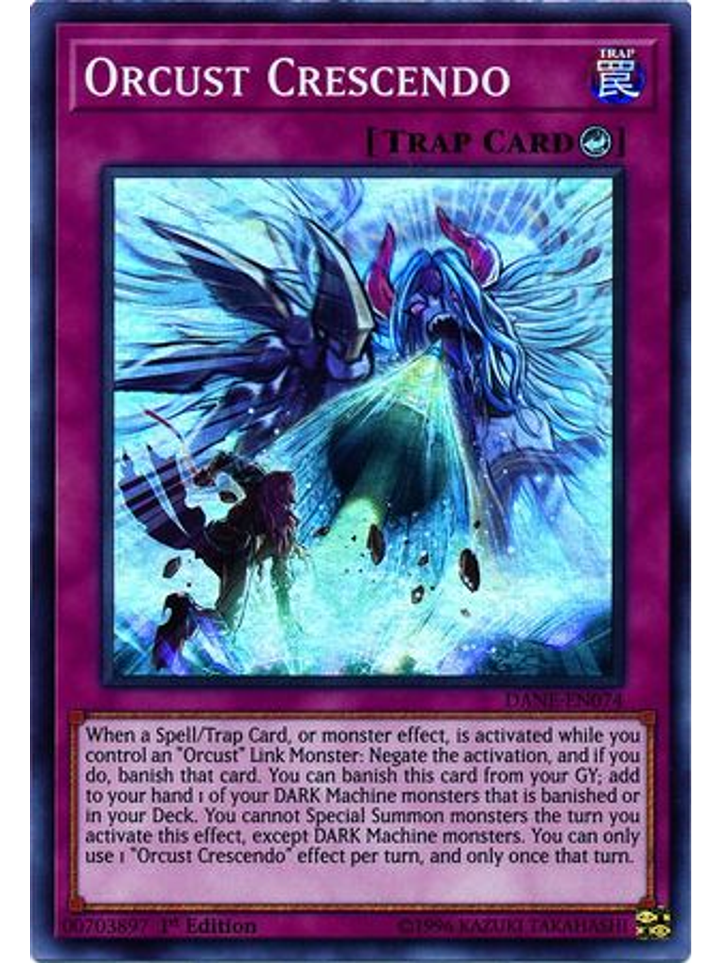 Orcust Crescendo - DANE-EN074 - Super Rare 1st Edition 1
