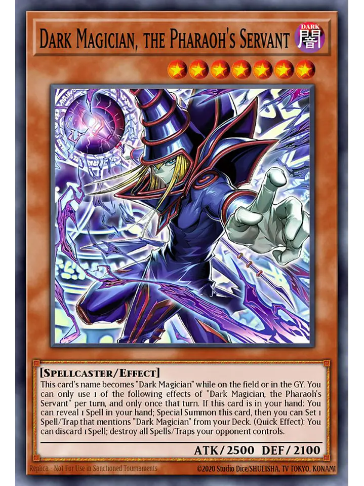 Dark Magician, the Pharaoh's Servant - MAMO-EN001 - Ultra Rare 1st Edition 1