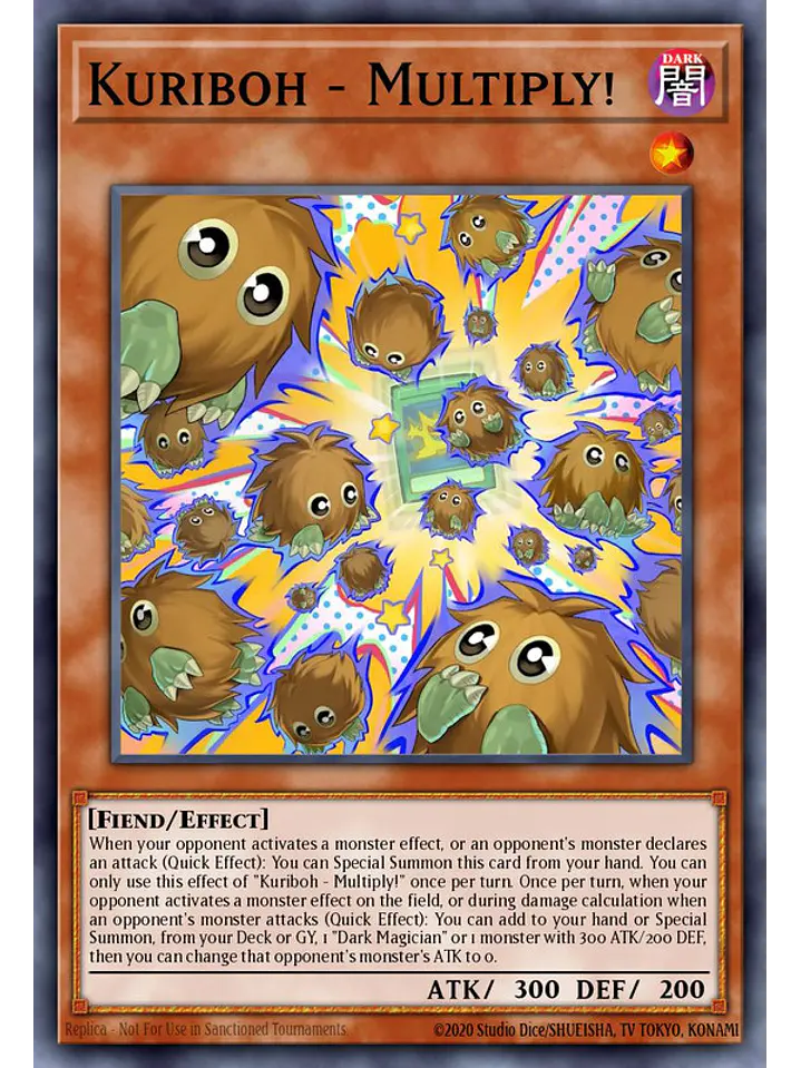 Kuriboh - Multiply! - MAMO-EN002 - Ultra Rare 1st Edition 1