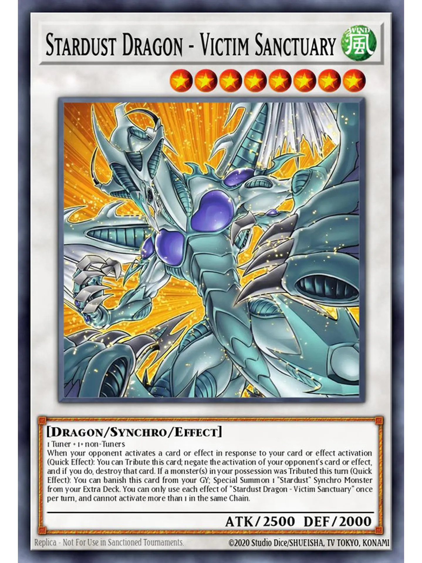 Stardust Dragon - Victim Sanctuary - MAMO-EN007 - Ultra Rare 1st Edition 1
