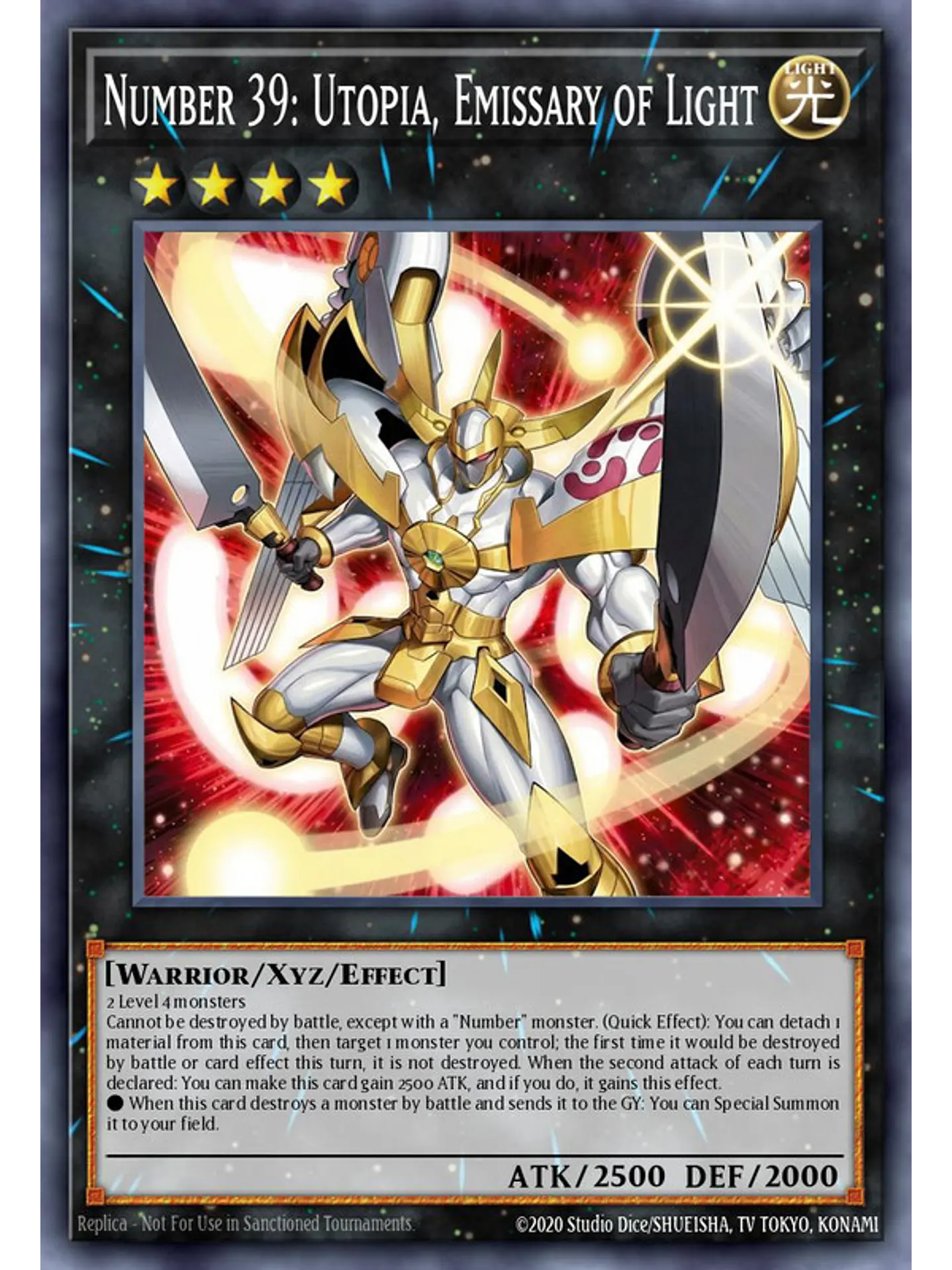 Number 39: Utopia, Emissary of Light - MAMO-EN010 - Ultra Rare 1st Edition 1