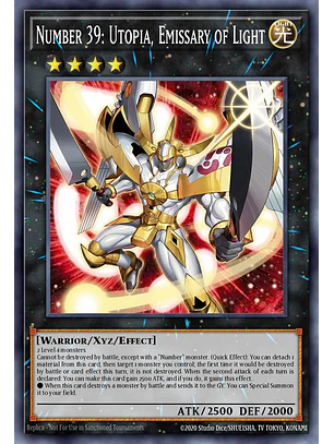 Number 39: Utopia, Emissary of Light - MAMO-EN010 - Ultra Rare 1st Edition