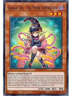Gagaga Girl - Cell Phone Subtraction - MAMO-EN012 - Ultra Rare 1st Edition