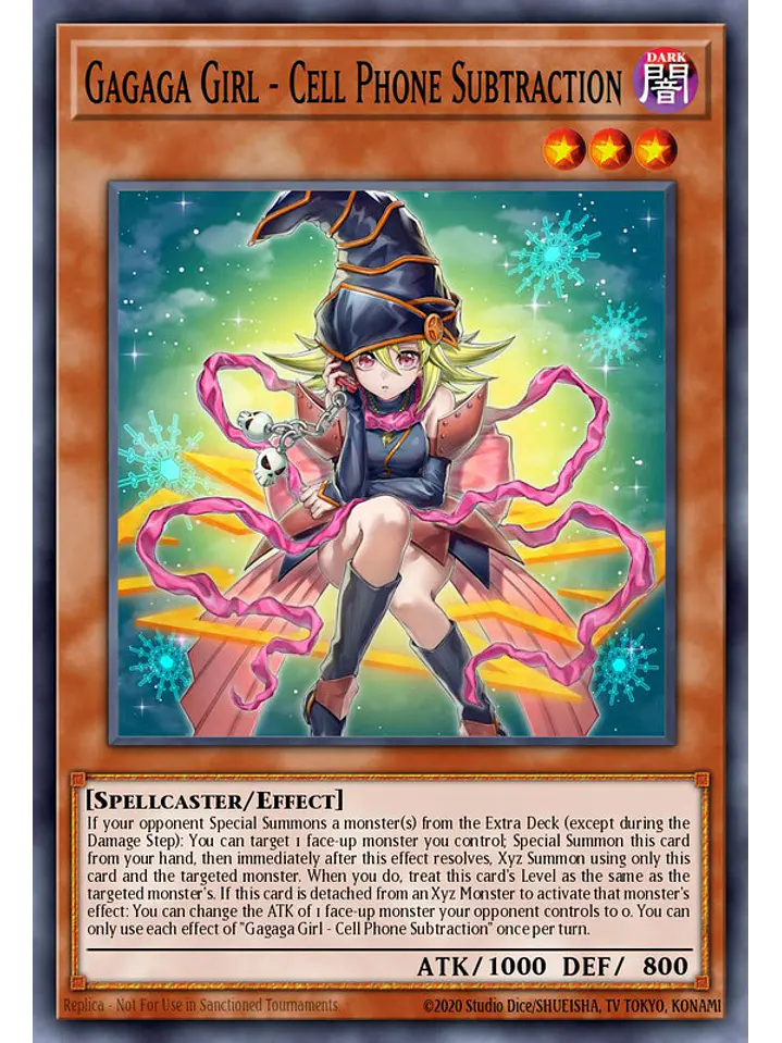 Gagaga Girl - Cell Phone Subtraction - MAMO-EN012 - Ultra Rare 1st Edition 1
