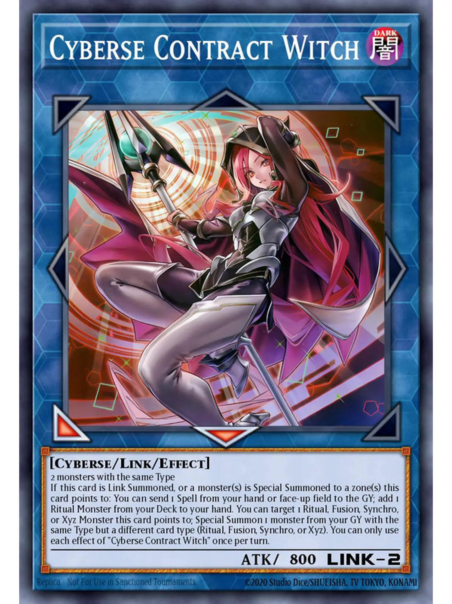 Cyberse Contract Witch - MAMO-EN018 - Ultra Rare 1st Edition 1