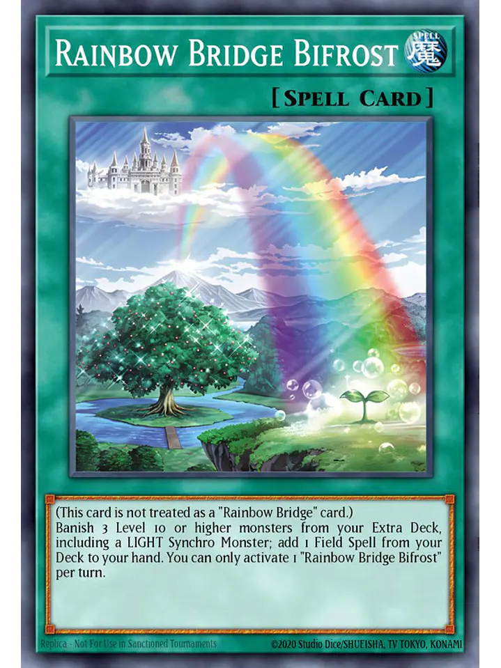 Rainbow Bridge Bifrost - MAMO-EN023 - Secret Rare 1st Edition 1