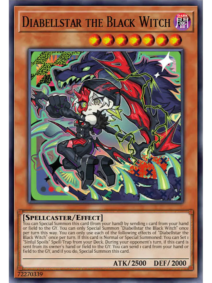 Diabellstar the Black Witch - MAMO-EN032 - Ultra Rare 1st Edition 1