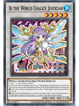 Ib the World Chalice Justiciar - MAMO-EN034 - Starlight Rare 1st Edition