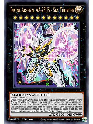 Divine Arsenal AA-ZEUS - Sky Thunder - MAMO-EN035 - Starlight Rare 1st Edition