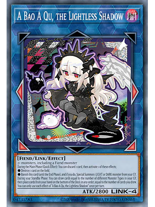 A Bao A Qu, the Lightless Shadow - MAMO-EN038 - Secret Rare 1st Edition