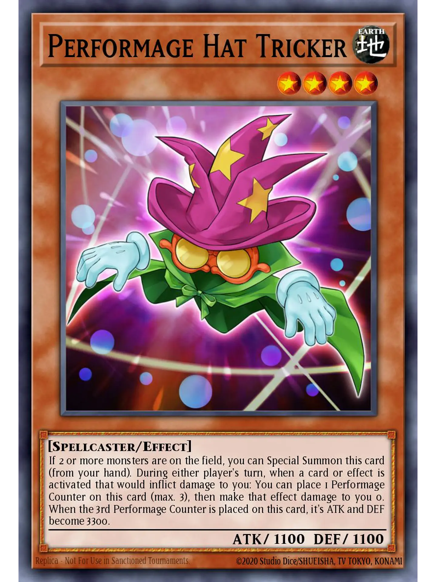 Performage Hat Tricker - MAMO-EN042 - Ultra Rare 1st Edition 1