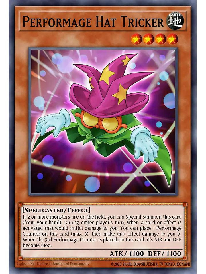 Performage Hat Tricker - MAMO-EN042 - Ultra Rare 1st Edition 1