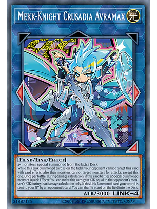 Mekk-Knight Crusadia Avramax - MAMO-EN037 - Secret Rare 1st Edition