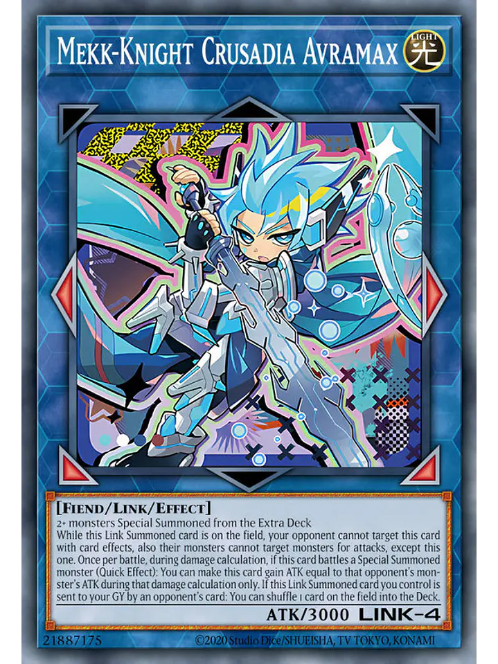 Mekk-Knight Crusadia Avramax - MAMO-EN037 - Secret Rare 1st Edition 1