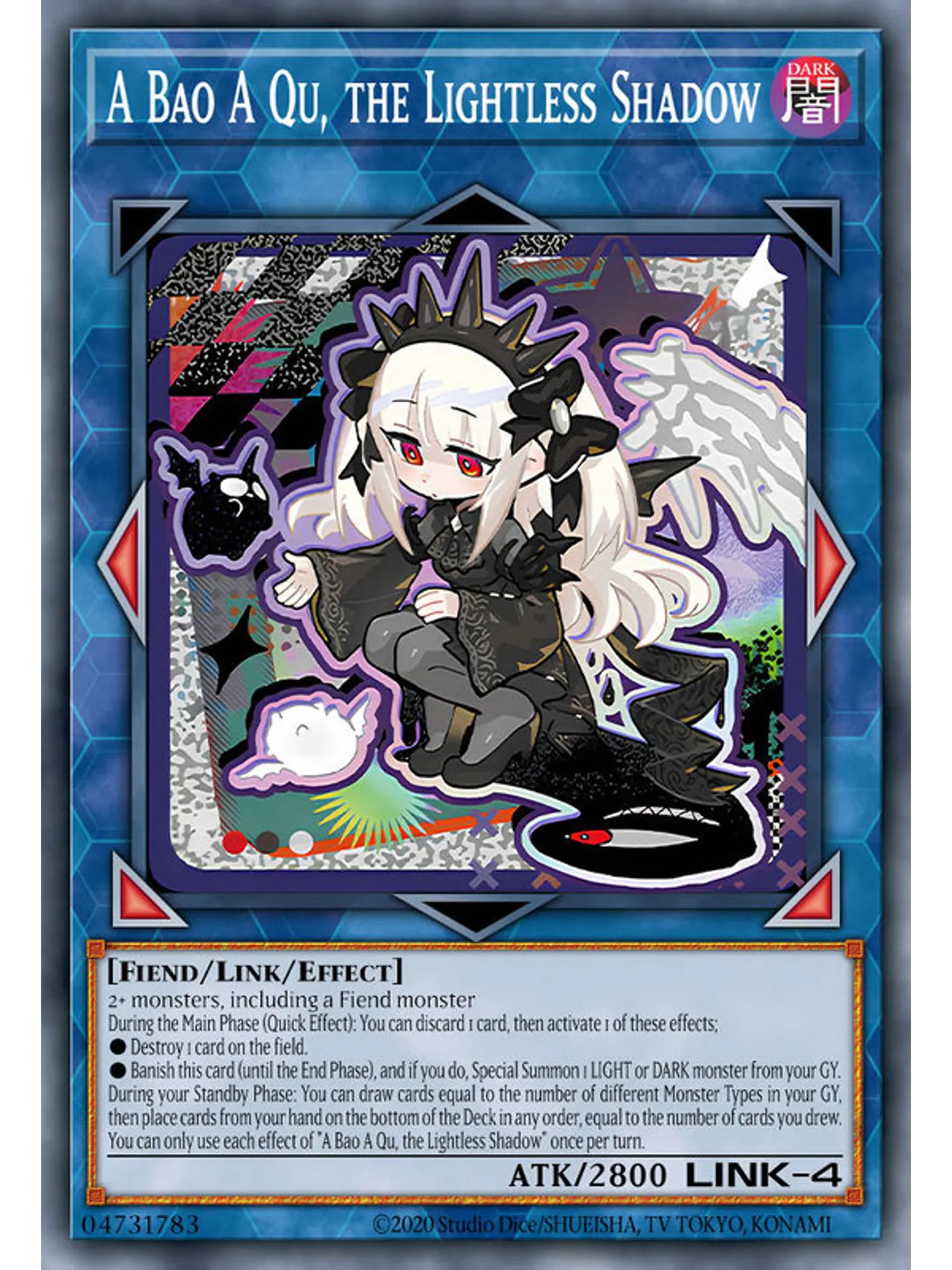 A Bao A Qu, the Lightless Shadow - MAMO-EN038 - Ultra Rare 1st Edition 1