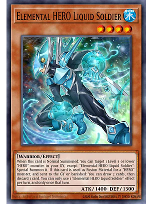 Elemental HERO Liquid Soldier - MAMO-EN047 - Ultra Rare 1st Edition