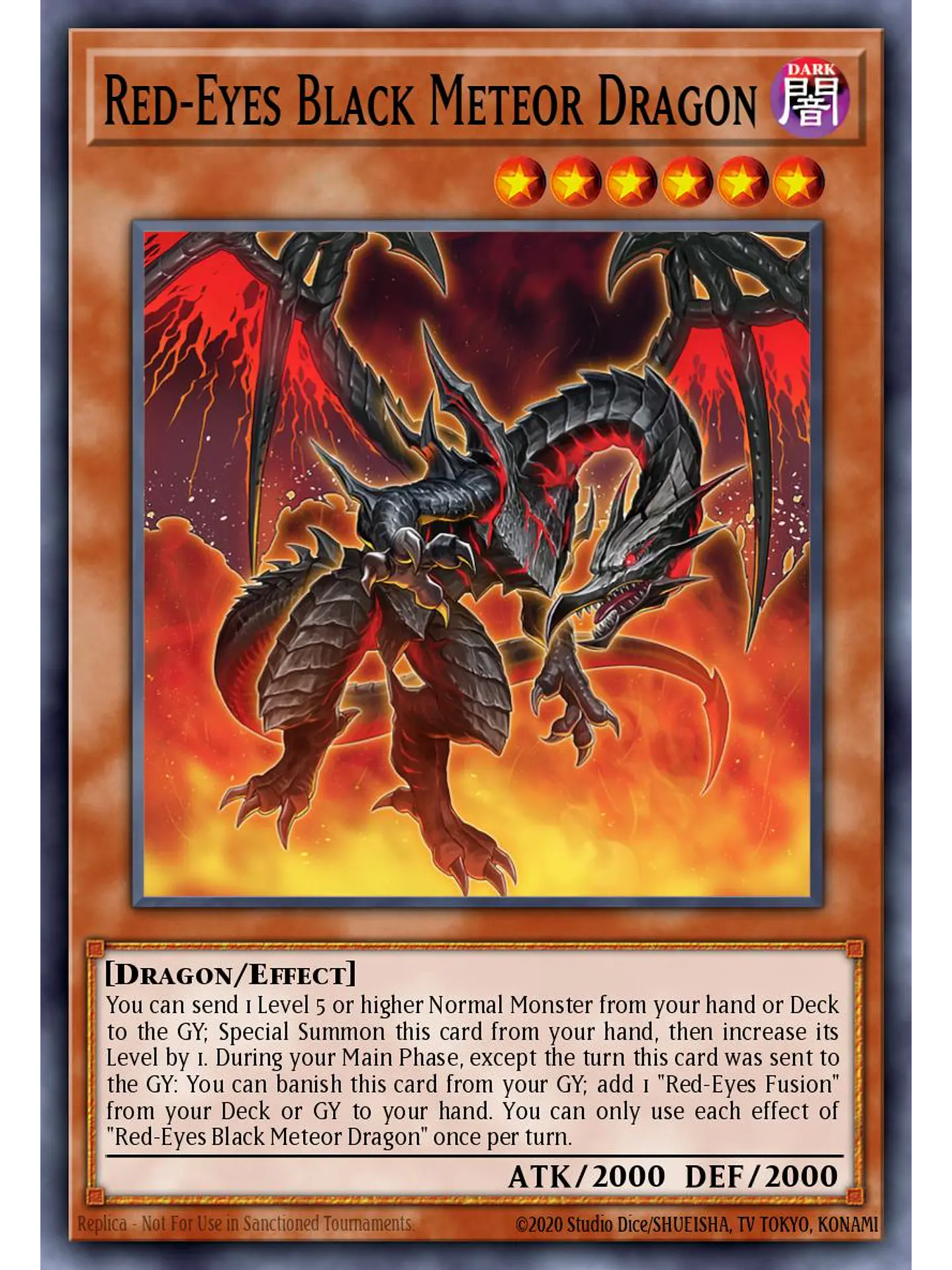 Red-Eyes Black Meteor Dragon - MAMO-EN049 - Ultra Rare 1st Edition 1