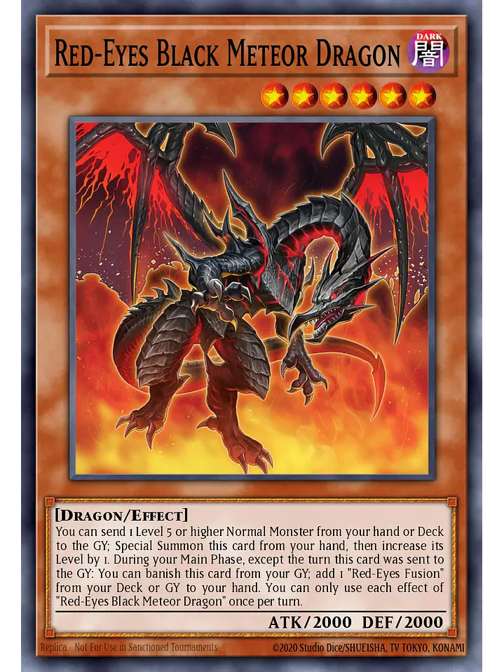 Red-Eyes Black Meteor Dragon - MAMO-EN049 - Ultra Rare 1st Edition 1