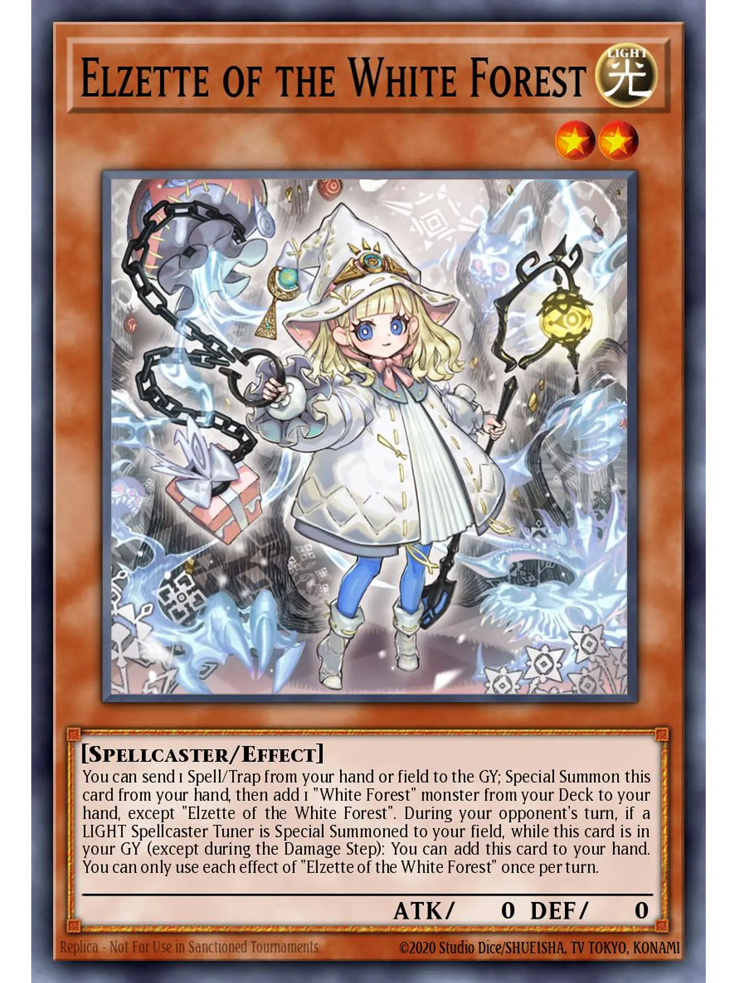 Elzette of the White Forest - MAMO-EN052 - Ultra Rare 1st Edition 1