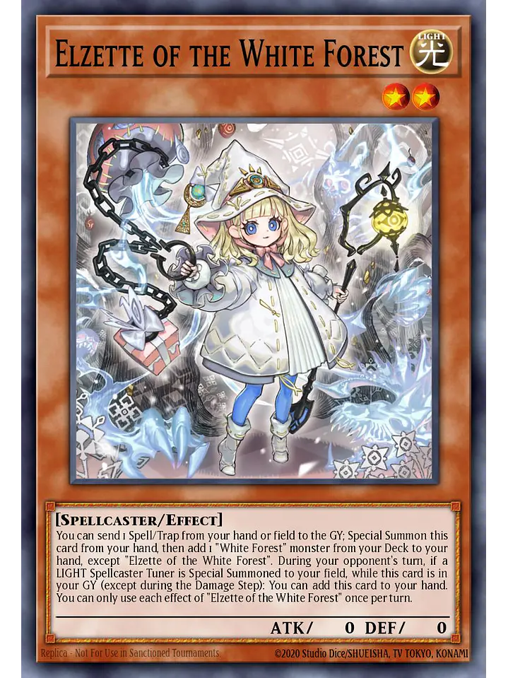 Elzette of the White Forest - MAMO-EN052 - Ultra Rare 1st Edition 1