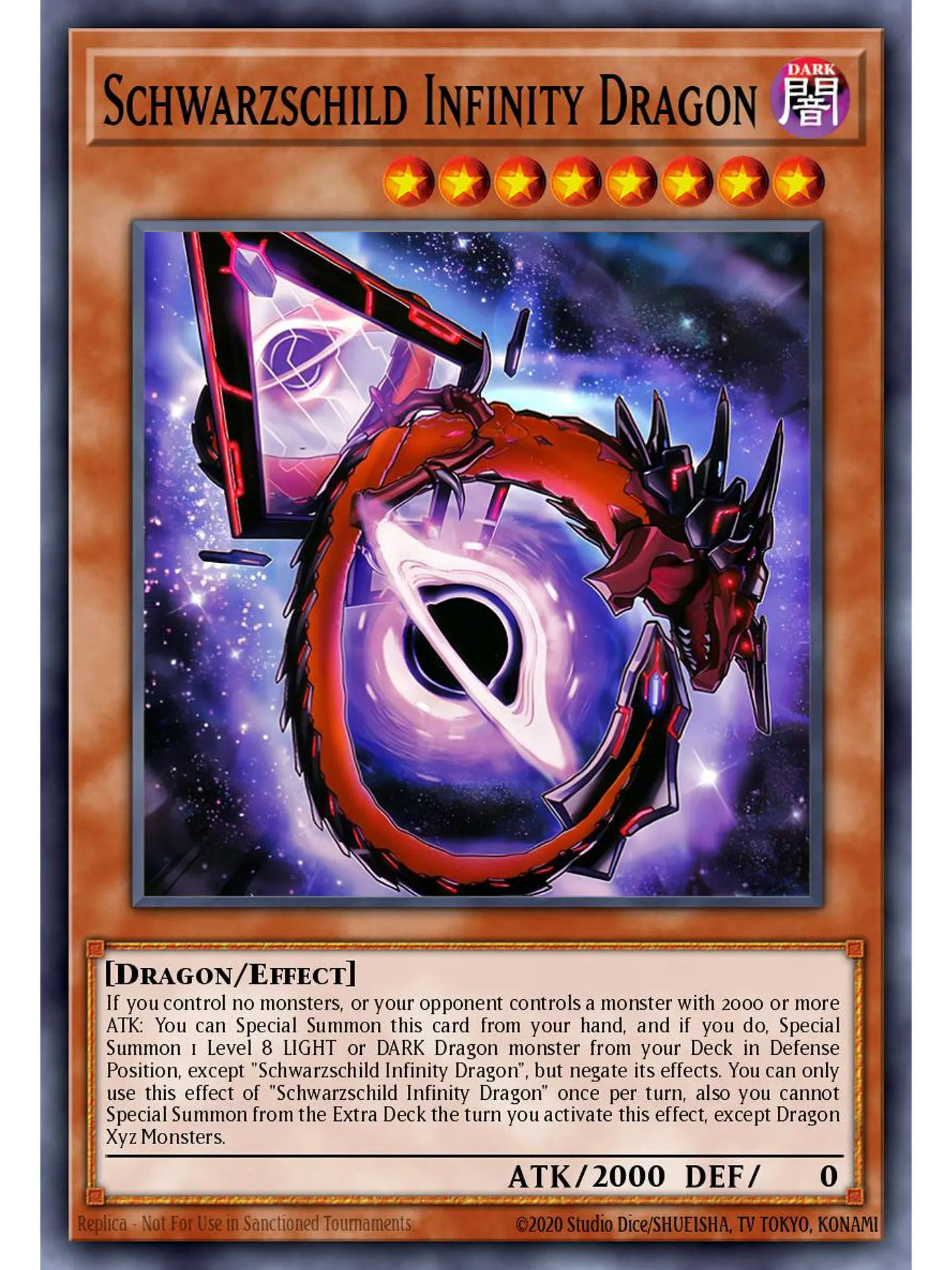 Schwarzschild Infinity Dragon - MAMO-EN053 - Ultra Rare 1st Edition 1