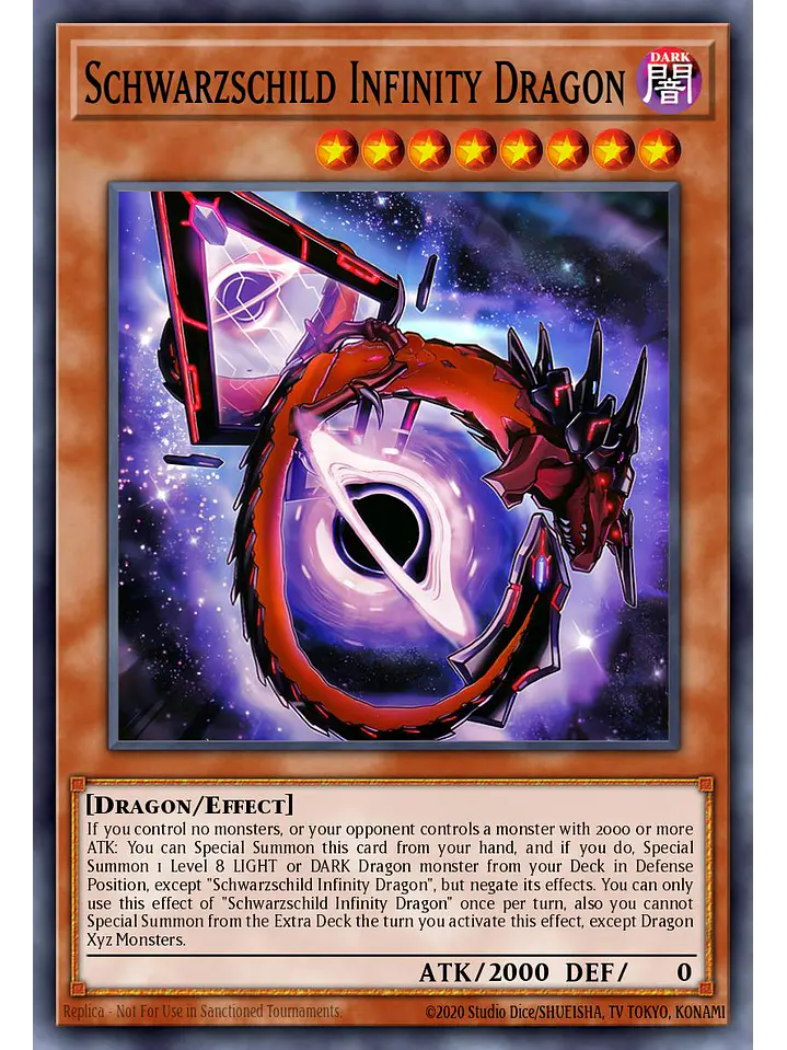 Schwarzschild Infinity Dragon - MAMO-EN053 - Ultra Rare 1st Edition 1