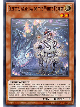 Elzette, Azamina of the White Forest - MAMO-EN054 - Ultra Rare 1st Edition