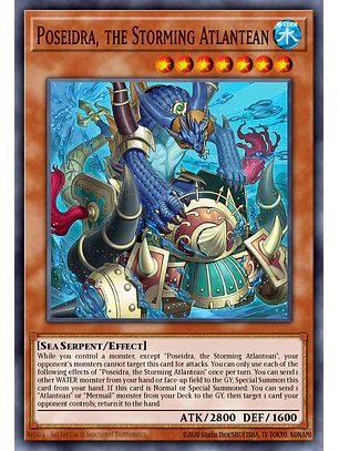 Poseidra, the Storming Atlantean - MAMO-EN055 - Ultra Rare 1st Edition