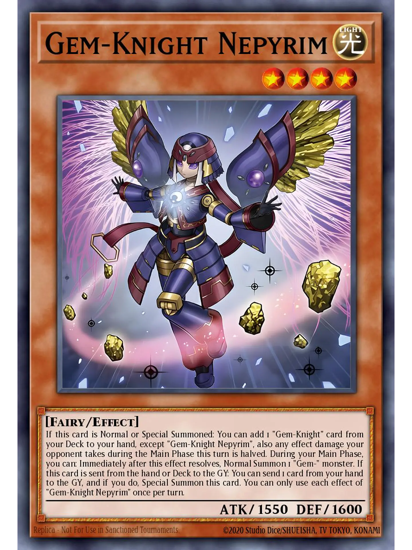 Gem-Knight Nepyrim - MAMO-EN057 - Ultra Rare 1st Edition 1